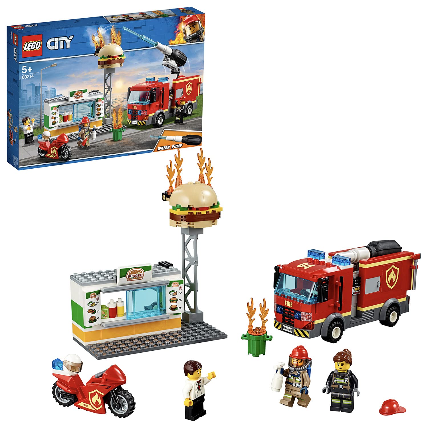 LEGO 60214 City Fire Feuerwehreinsatz im Burger-Restaurant