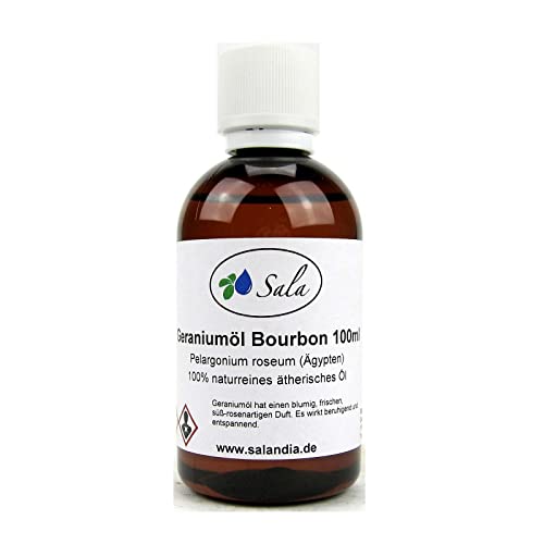 Sala Geraniumöl Bourbon ätherisches Öl Rosengeranie naturrein 100 ml PET