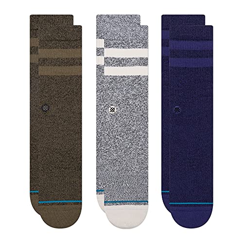 Stance The Joven 3 Pack Fashion Socks Large Grey