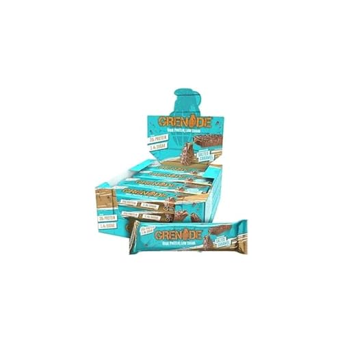 Grenade Hochproteinriegel - Chocolate Chip Salted Caramel, 12 x 60 g