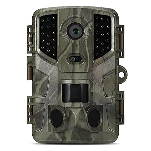 Icefox Jagdkamera 1080P HD IP66 Wasserdicht 32 Infrarotlicht PR800 Trail-Kamera für Wildtierbeobachtung Hirsch Scouting