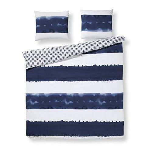 DayDream bedwear Didi Bettbezüge Blau, Baumwolle, 240 x 200/220 cm