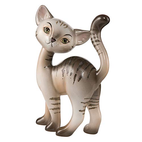 Goebel - Tabby Kitty Charming - Dekofigur - Katze - Porzellan - Höhe 20 cm