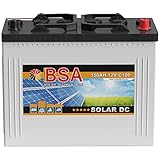 BSA Solarbatterie 12V 150Ah Wohnmobil Versorgungsbatterie Solar Boot Batterie 140AH 130Ah
