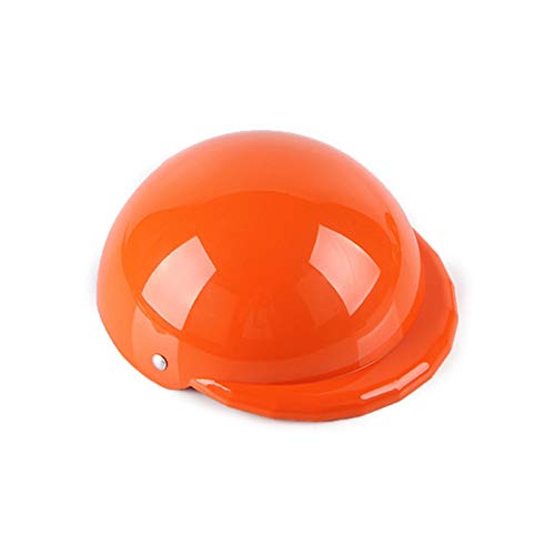 Z-LIANG Cooler Haustierhund Helm Ridding Cap Weiche Gepolsterte Safety Hat Welpen Sun Regenschutz (Color : Orange, Size : S)