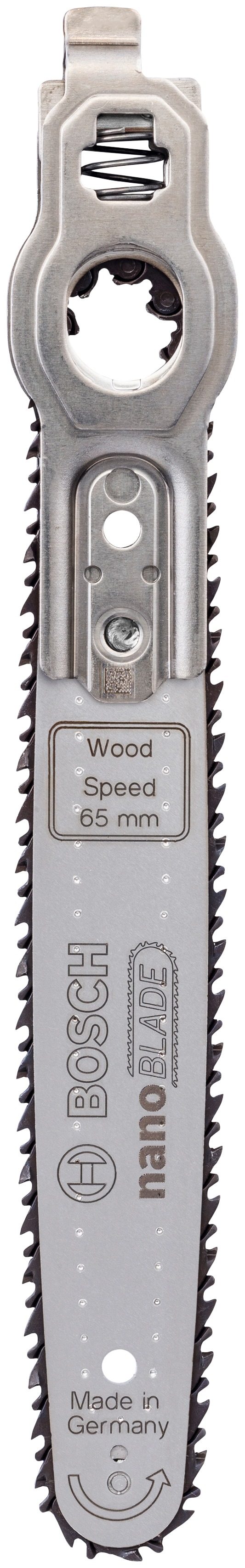Bosch Sägeblatt NanoBlade Wood Speed 65 umlaufende Kette, Schnitttiefe max.: 65 mm