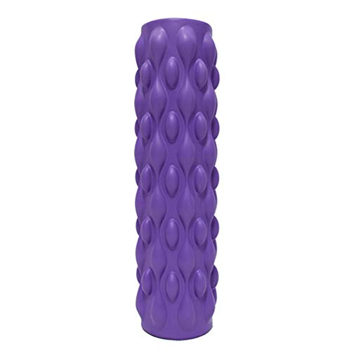 Rückenrolle Faszienrolle Wirbelsäule Lange Schaumstoffrolle Rollenmassagegerät Trigger Point Foam Roller Schaumstoffrolle Beinrolle purple,45cm