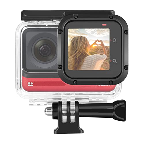 Dive Case für Insta360 ONE RS 4K Edition Action-Kamera, wasserdichtes Gehäuse, Unterwasser-Tauchschale, 60 m, mit Rändelschrauben-Zubehör