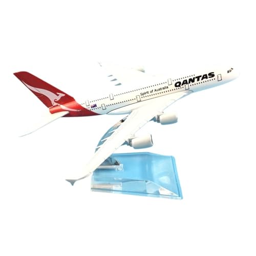 EUXCLXCL Für AIR Australian A380 Legierung Metall Flugzeug Modell W Booth Geschenk M6-043 16cm