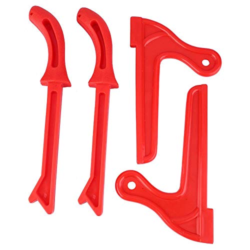 4pcs Push Sticks Kunststoff Tischkreissäge Zubehör Handsäge Holzbearbeitung Sicherheit Push Sticks(Red)