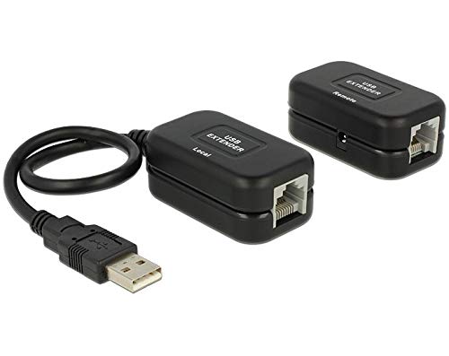 PremiumCord USB 1.1 Extender über RJ45 bis zu 60m, Farbe schwarz