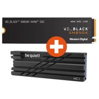 WD_BLACK SN850X NVMe SSD 1 TB M.2 2280 PCIe 4.0 inkl. bequiet! MC1 Kühlkörper