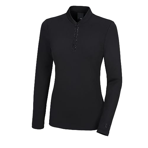 PIKEUR Damen Shirt ZIP SHIRT mit Strass Selection Herbst/Winter 2023/2024