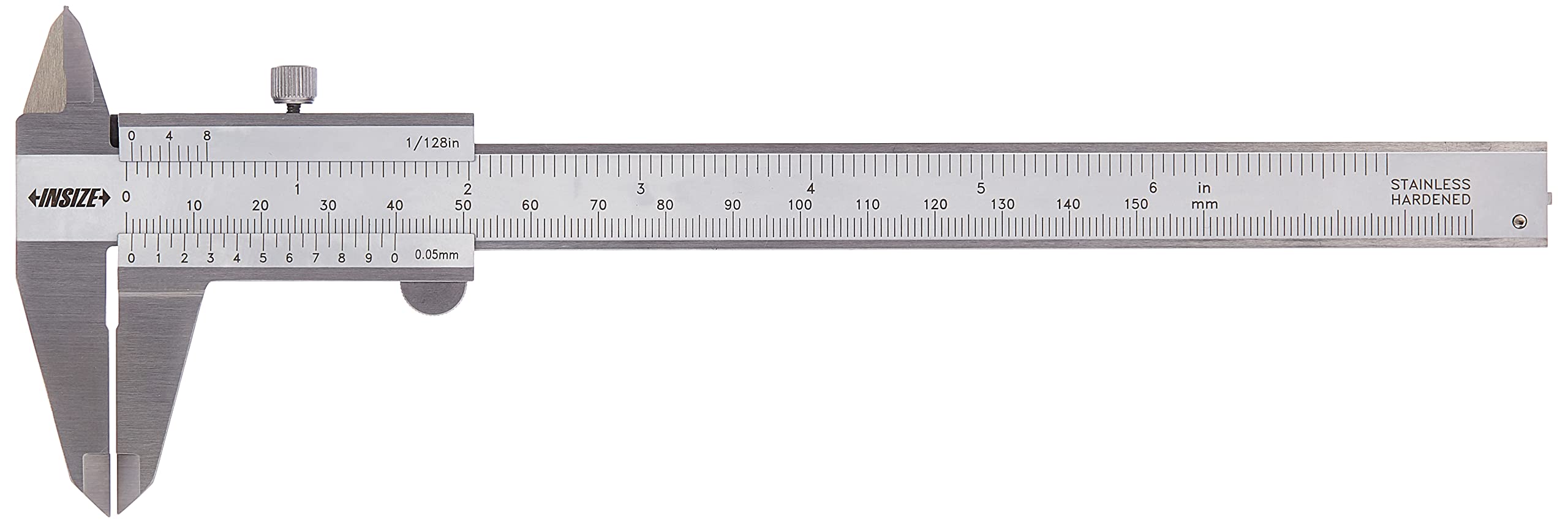 INSIZE 1205-150S Messschieber, 0–150 mm, Teilung 0,05 mm