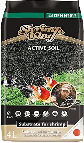 Shrimp King Active Soil 4 Liter - Bodengrund für Garnelen und Aquascaping