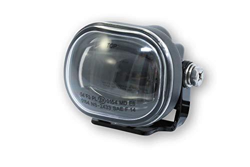 Highsider Motorrad-Scheinwerfer LED-Nebelscheinwerfer MICRO rechteckig schwarz