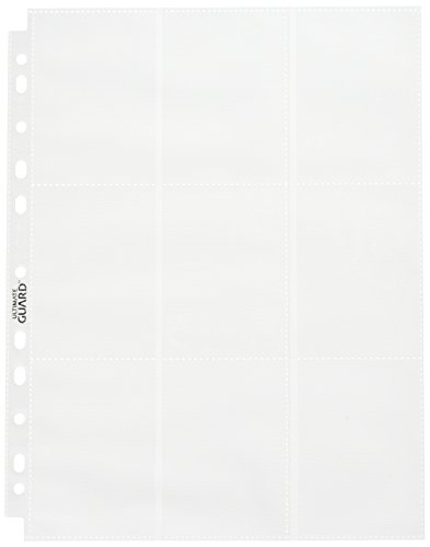 Ultimate Guard UGD010483 - 18-Pocket Pages Side-Loading, weiß (50)