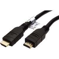 VALUE - HDMI mit Ethernetkabel - HDMI (M) bis HDMI (M) - 15 m - abgeschirmt - Schwarz - 4K Unterstützung