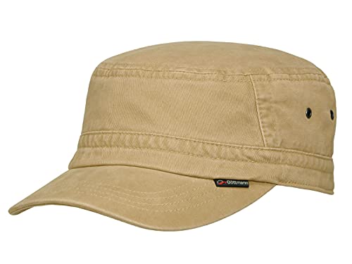 Göttmann Santiago Army Cap mit UV-Schutz aus Baumwolle - Sand (39) - 60 cm