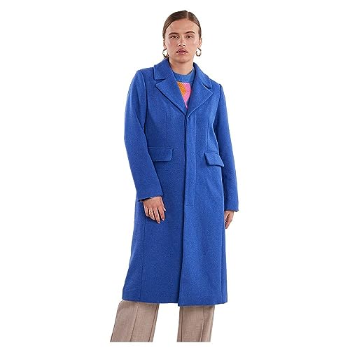 Y.A.S Damen YASLIMA LS Wool Mix Coat S. NOOS Wollmantel, Federal Blue, XL