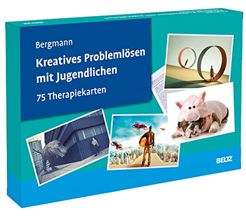 Kreatives Problemlösen mit Jugendlichen: 75 Therapiekarten. Kartenset mit 75 Karten in hochwertiger Klappkassette, mit 32-seitigem Booklet. Kartenformat 16,5 x 24 cm. (Beltz Therapiekarten)