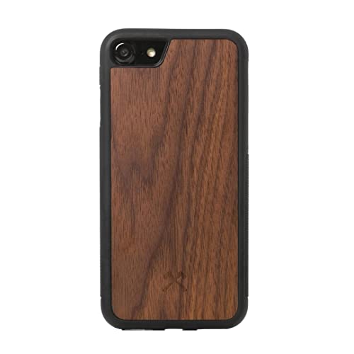 Woodcessories - Hülle kompatibel mit iPhone 7/8 aus Holz - EcoBump Case (Walnuss)