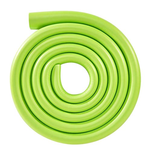 AnSafe Kantenschutz, 2 M × 2 + 10 Eckenschützer U-Typ Passend for Glas Tisch Sicherheit Weicher Streifen (8 Farben Optional) (Color : Green, Size : 4M+10Corner Guard)