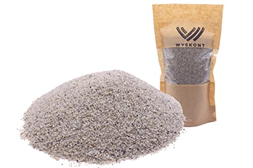 WYSKONT Aquarium Kies - Aquariumsand 15 kg - Aquarium Deko - Kieselsteine - Zierkies - Flusskies - Deko Sand - Kieselsteine Garten - Aquarium Bodengrund - Terrarium Sand - Aquariensand 0,8-1,6mm