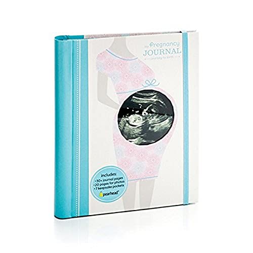 Pearhead 35002 - Pregnancy Journal, Schwangerschaftsalbum und -tagebuch für Aufbewahrung von Erinnerungen, Fotos und Ultraschallbilder (Englisch)