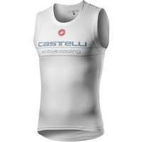 CASTELLI Active Cooling Sleeveless Herren-T-Shirt L Silver Gray