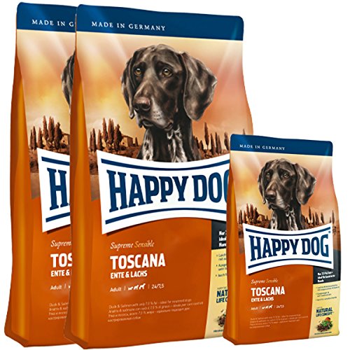2 x 12,5 + 4 kg Happy Dog Supreme Sensible Toscana