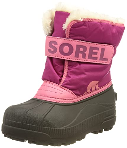 Sorel Unisex Baby Toddler Snow Commander Stiefel, Dunkelrosa (Tropic Pink/Deep Blush), 22 EU