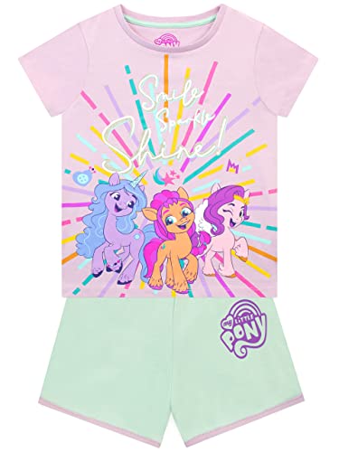 My Little Pony Mädchen T-Shirt und Shorts Set Mehrfarbig 122