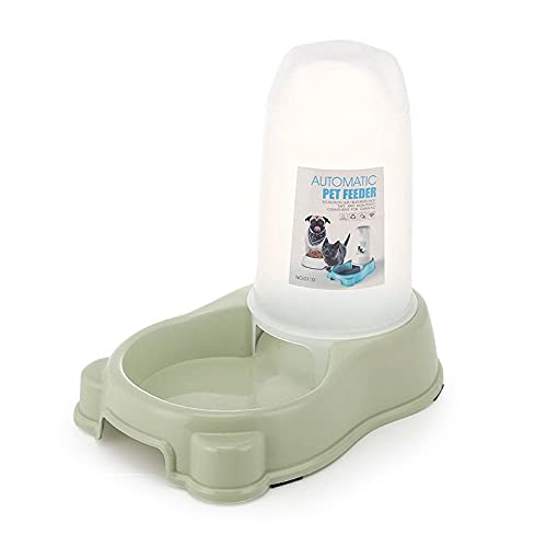 Personalisiert Hundenapf Hundenapf Pet Automatic Trinkwasser Feeder Kunststoff Pet Geschirr Dog Bowl Cat Bowl Green