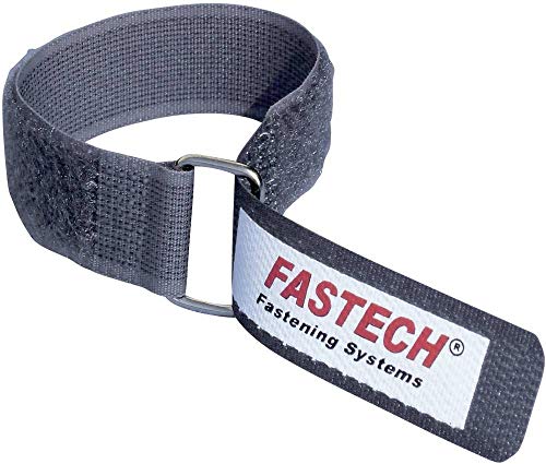 Fastech F101-20-220M-FT Klettband mit Gurt Haft-und Flauschteil (L x B) 220mm x 20mm Grau - 3 Stück