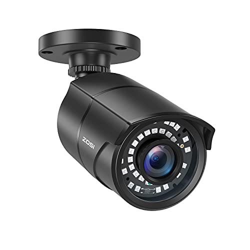ZOSI CCTV 2.0MP 1080P Full HD Außen Überwachungskamera Sicherheitskamera 30M IR Nachtsicht BNC Kabelgebunden Metallgehäuse Schwarz