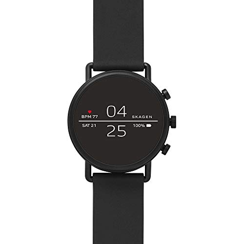 Skagen Herren-Smartwatch mit Silikon Armband SKT5100