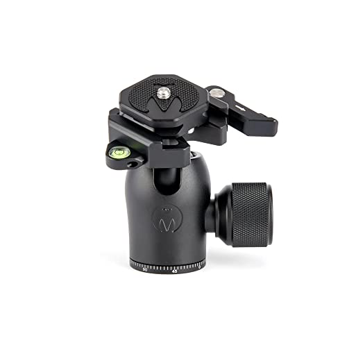 3 Legged Thing AirHed Pro Hebel-Stativkopf – 360 Grad Arca Swiss kompatibel für schwerere Kameras mit abnehmbarer Hebelklemme – Stativ und Einbeinstativ kompatibel – Dunkelheit (mattschwarz)