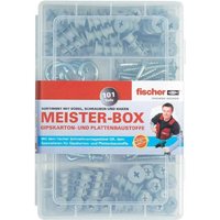 FISCHER Meister-Box mit Gk Dübel, Schrauben, Winkel- und Rundhaken (513892)