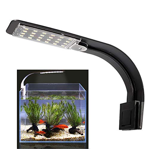 KOKOMALL LED Aquarium Beleuchtung Clip Nano Licht Pflanzenlicht Voll Spectrum Lampe für Fisch Tank 23-50CM