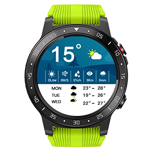 Outdoor Sport Smartwatch Fitness Tracker Uhren für Herren Damen Kinder IP67 wasserdicht Bluetooth Smartwatch mit Touchscreen Herzfrequenz Schlafmonitor GPS Kalorien Schrittzähler Stoppuhr (Green)