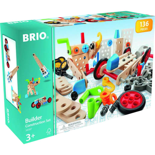 BRIO® Builder Konstruktions-Box, 136-teilig