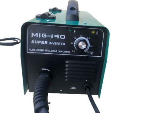 HST MIG MAG 140 IGTB Schweißgerät I Halbautomatisches Fülldraht Schweißgerät für das MIG Schweißen inkl. Schlauchpaket I Mit Überhitzungsschutz