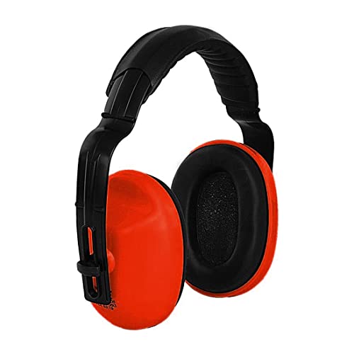 CXS Gehörschutz Kopfhörer für Kinder und Erwachsene - Ohrenschützer mit Verstellbaren Schaumstoff Kopfbügel für Besten Kompakte Ohrschutz Kapselgehörschutz Lärmschutz Ohrenschutz (Rot 5 Stück)