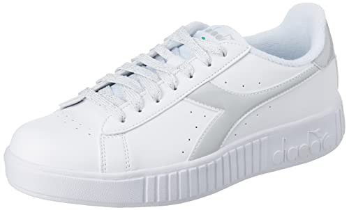 Diadora Damen Step P Gymnastikschuh, White Aluminum, 38.5 EU