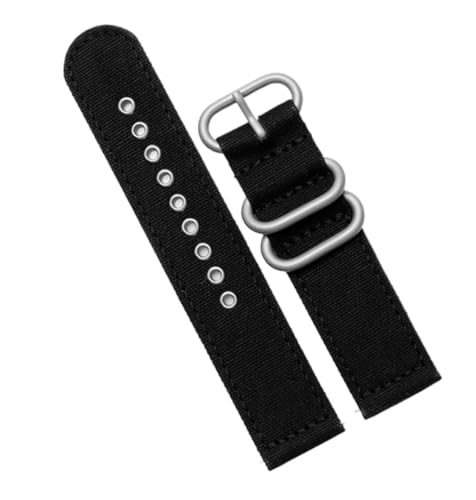 SpaRcz Armband aus Nylon-Canvas mit Schnellverschluss, vierfarbiges Armband für Herren, 20-22mm, Farbe 4, 22mm