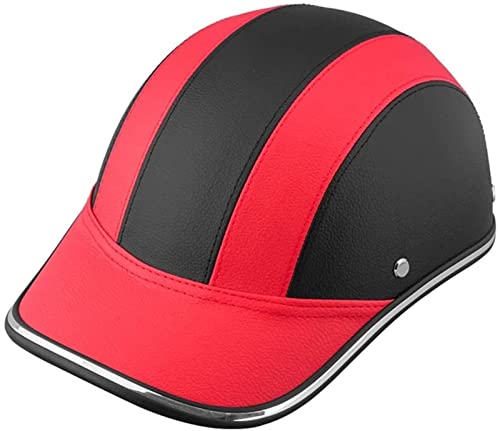 YLFC Halbschalenhelm Motorradhelm ECE Zertifiziert Jethelm Retro Motorrad Halbhelm Braincap Halbschale Helm Rollerhelm Chopper Scooter Helm Sturzhelm (Color : 3, Size : One Size)