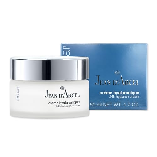 JEAN D'ARCEL RENOVAR crème hyaluronique - 24h Gesichtscreme - spendet intensiv Feuchtigkeit - für jeden Hauttyp - mit 2-fach Hyaluronsäure Booster - 50ml