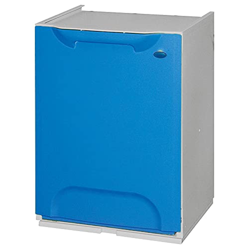 Mülltrenner / Müllsortierer-Element 20 Liter, aus Kunststoff, blau