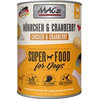 Mac's Hundefutter getreidefrei Hühnchen & Cranberry, 800 g